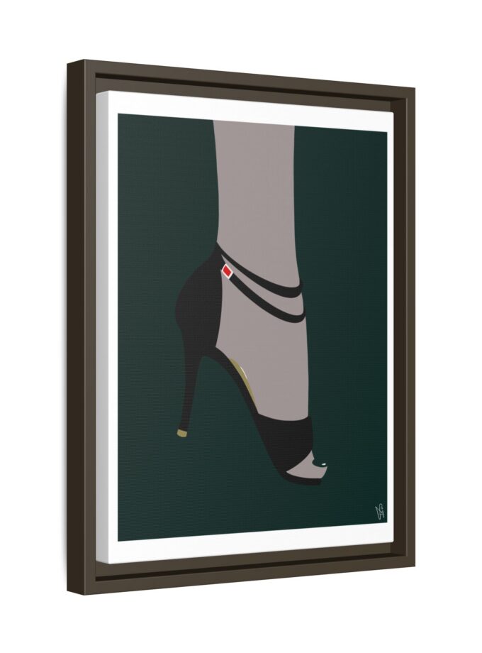 Emerald Canvas, Framed