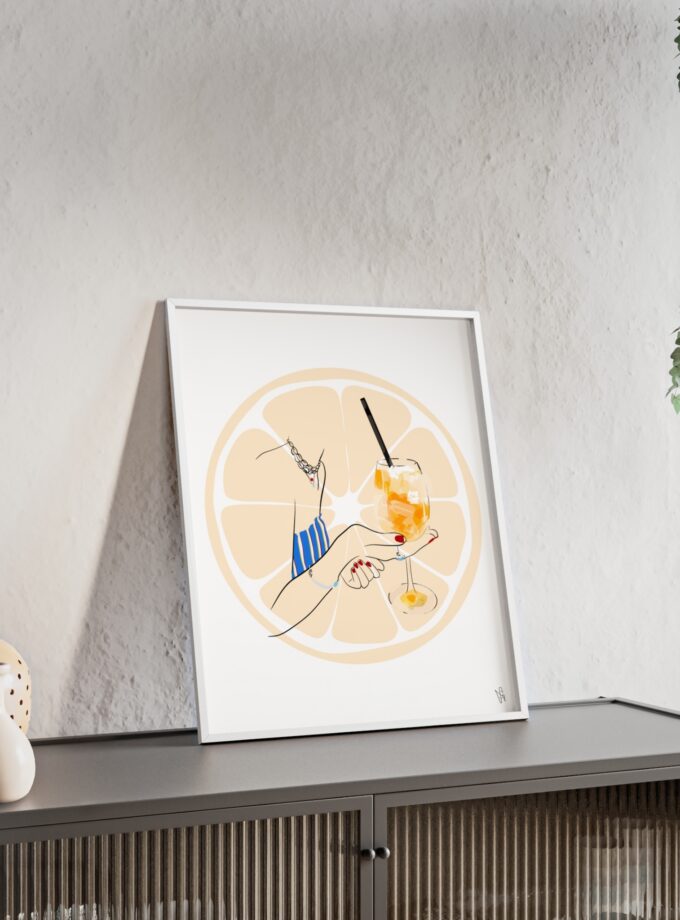 Mimosa in Dubrovnik Poster, Framed