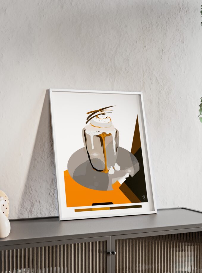 Caramel Bliss Poster, Framed