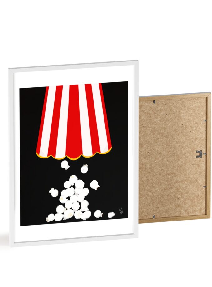 Let's Stay In Poster, Framed