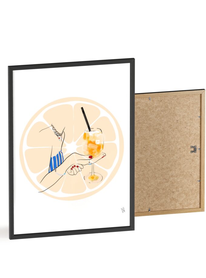 Mimosa in Dubrovnik Poster, Framed