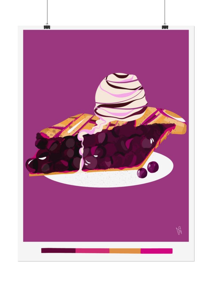 Blueberry Pie Poster