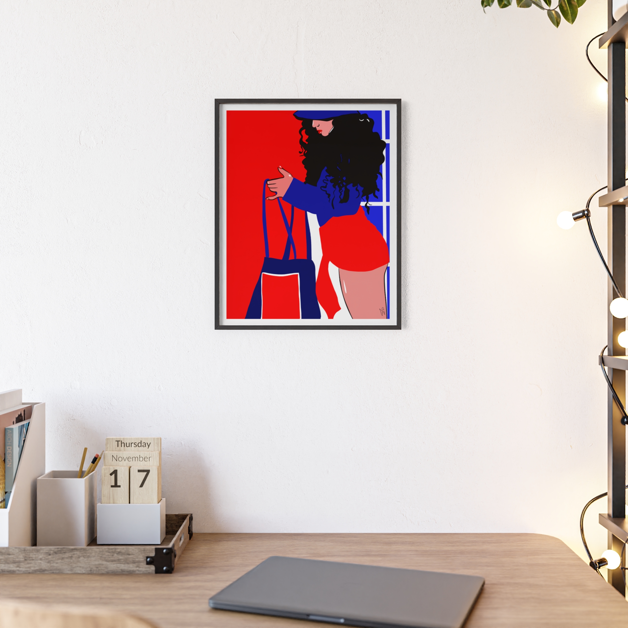 Beach Day Poster, Framed - Image 4