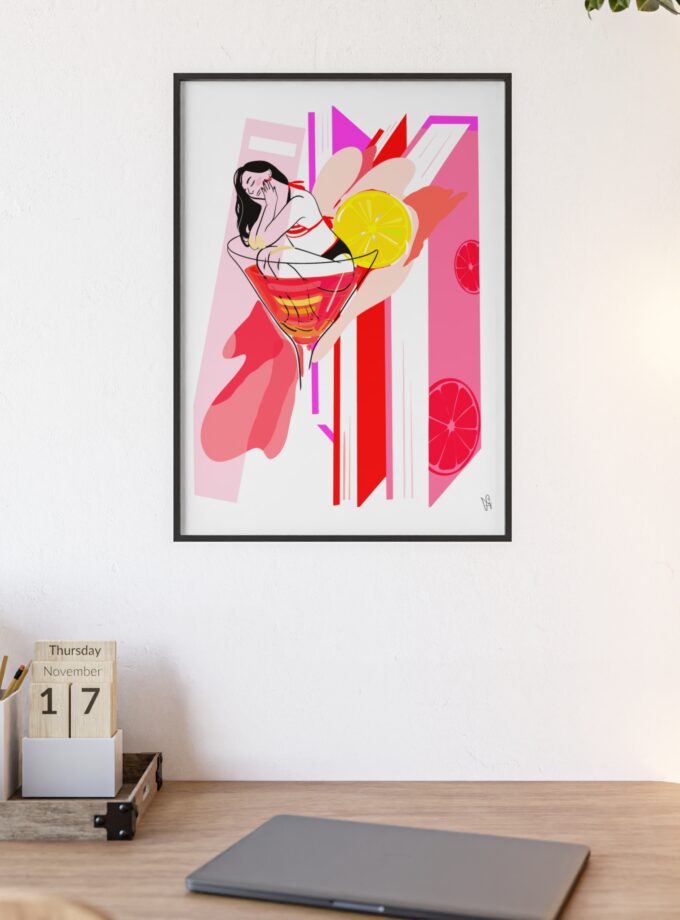 Cosmopolitana Poster, Framed