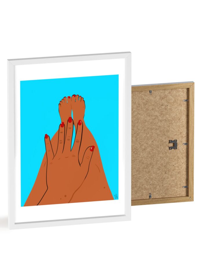 Sky Polish Poster, Framed