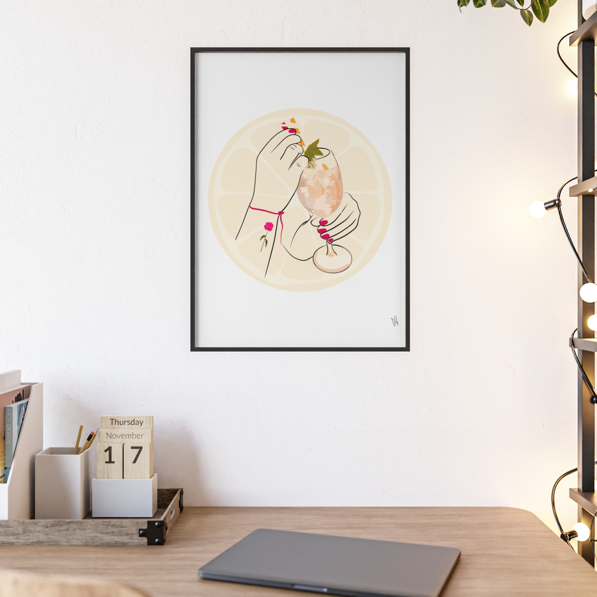 A Toast To Friendship Poster, Framed - Image 28