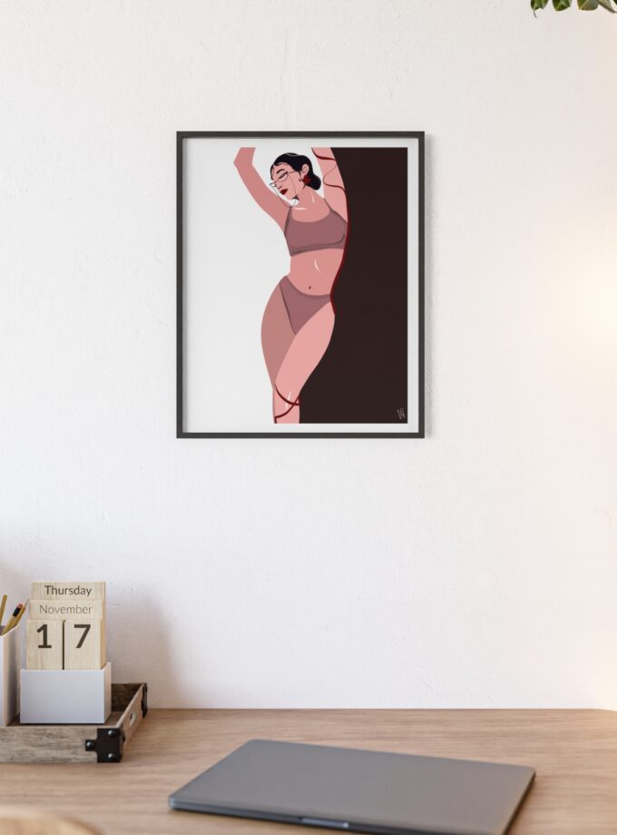 My Time Poster, Framed