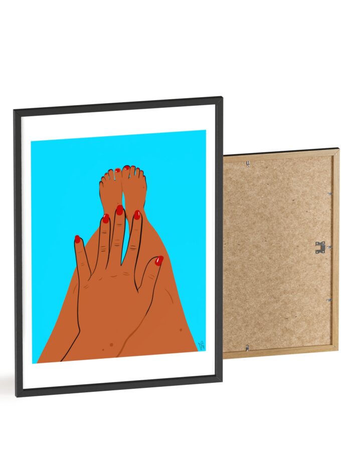 Sky Polish Poster, Framed