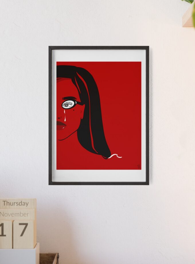 Writer Poster, Framed