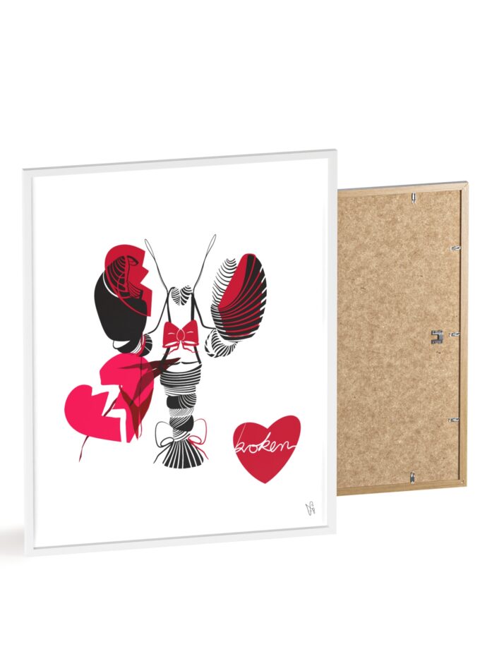 Heartbroken Poster, Framed