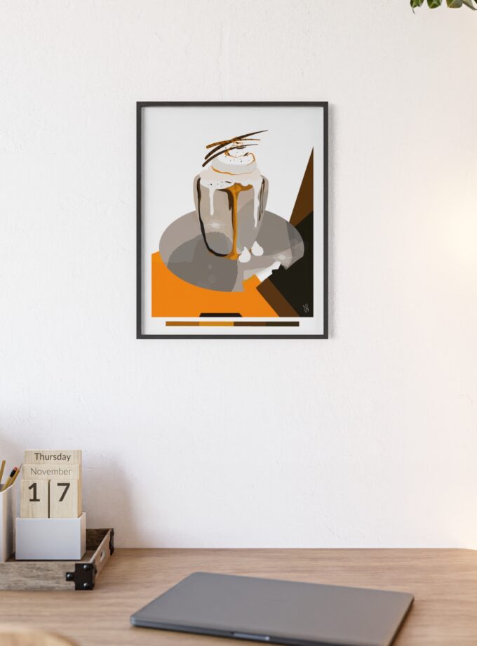 Caramel Bliss Poster, Framed