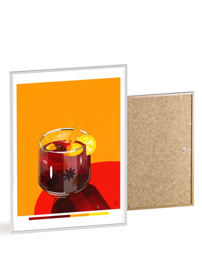 Mulled Wine Poster, Framed