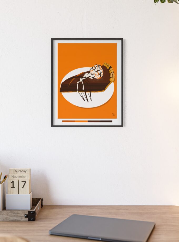 Chocolate Pie Poster, Framed