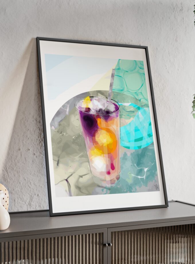 Lemonade In Zagreb Poster, Framed