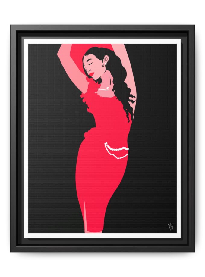 Goddess Canvas, Framed
