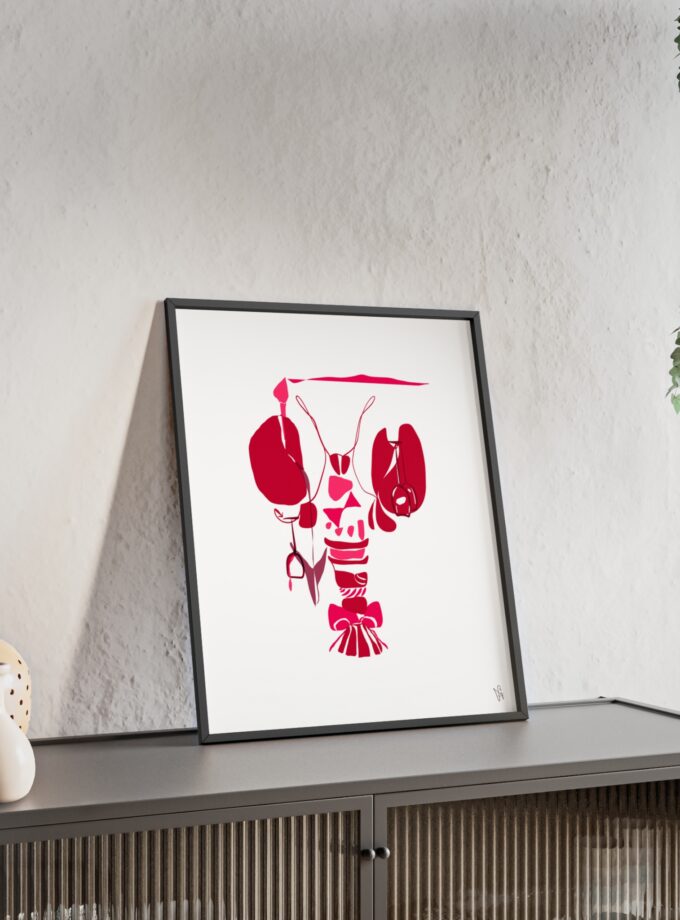 Chef's Kiss Poster, Framed