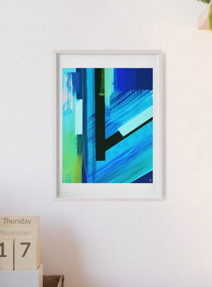 Future Poster, Framed