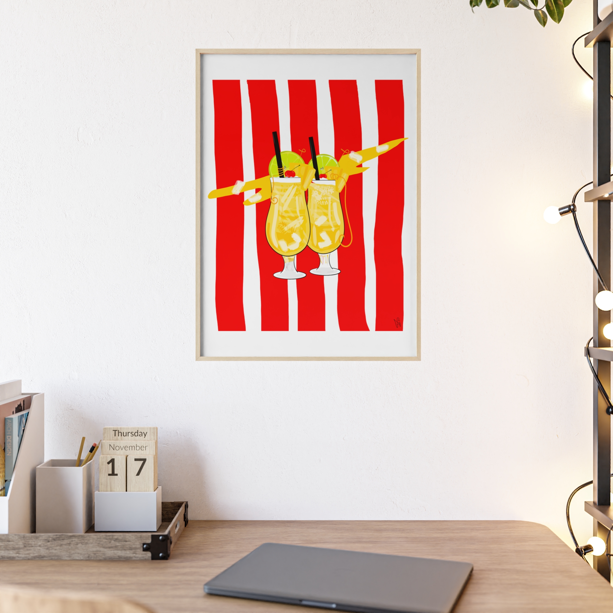 Pina Colada Poster, Framed - Image 36