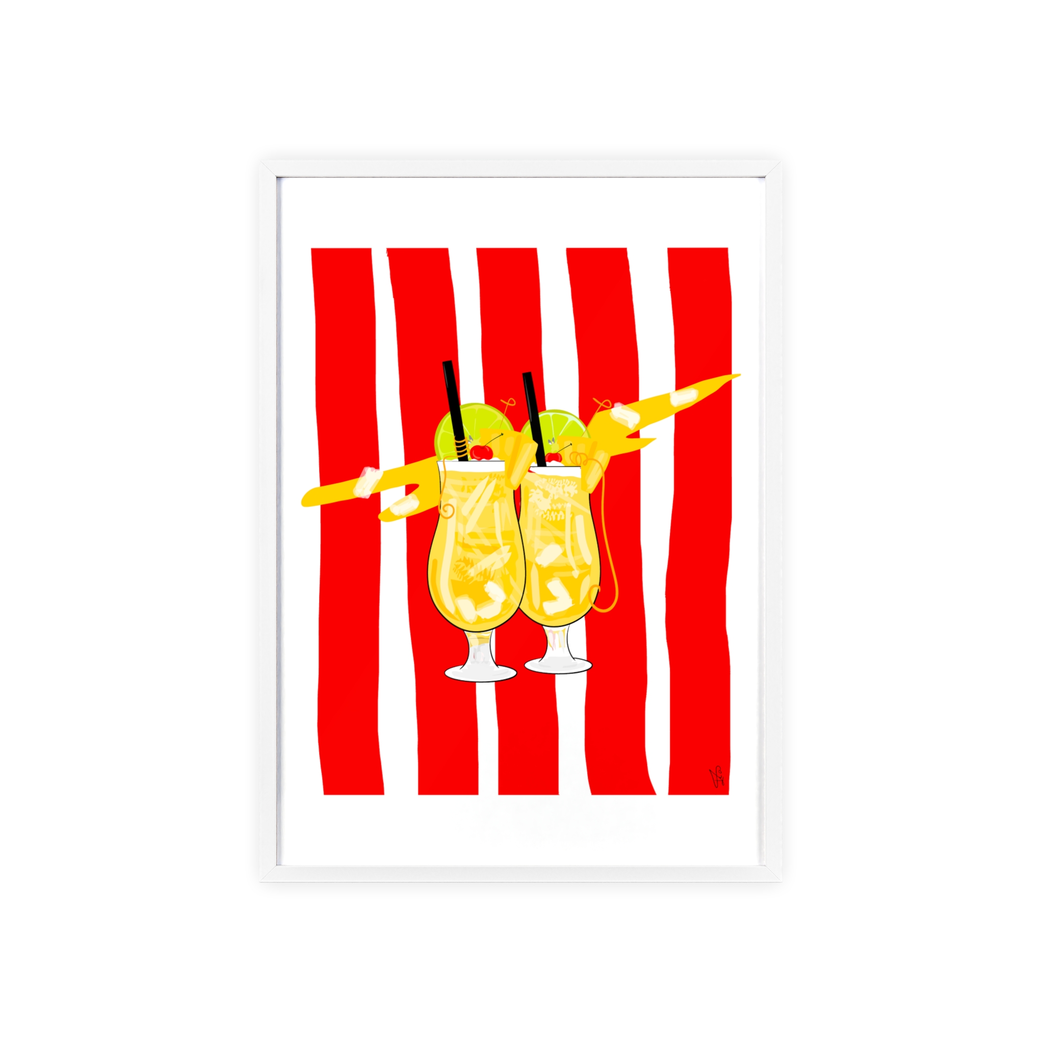 Pina Colada Poster, Framed - Image 69