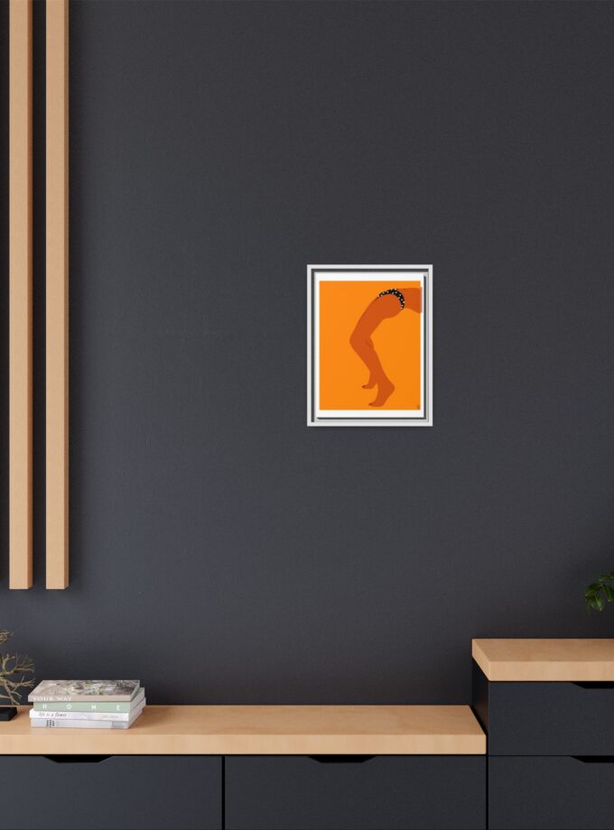 Sun Bath Canvas, Framed