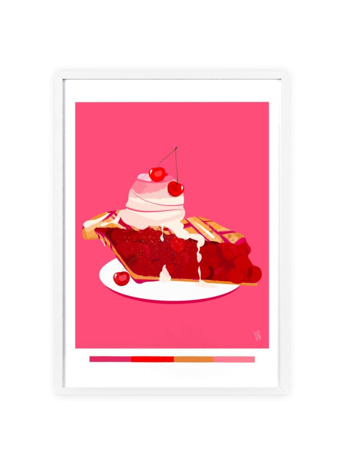 Cherry Pie Poster, Framed