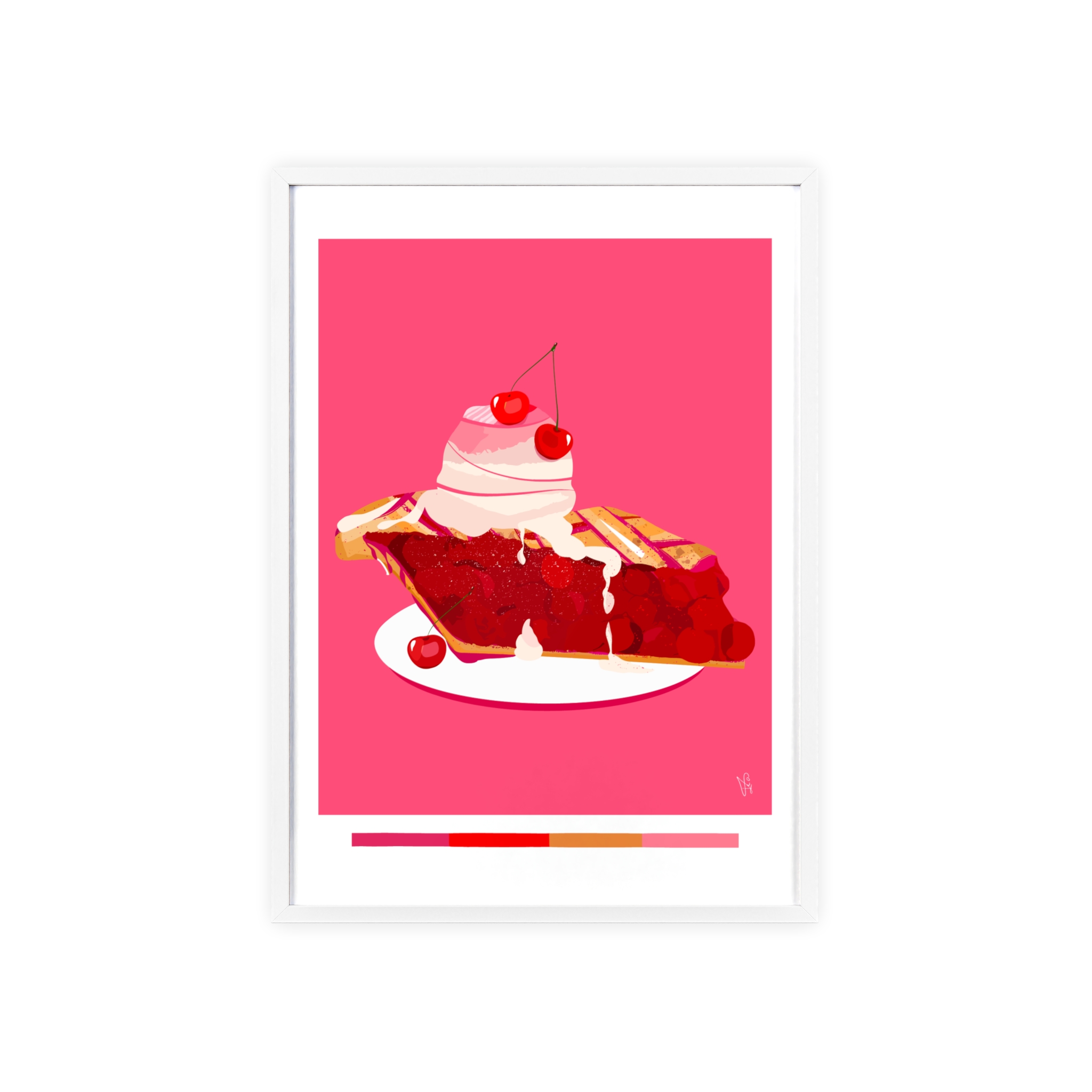 Cherry Pie Poster, Framed - Image 41