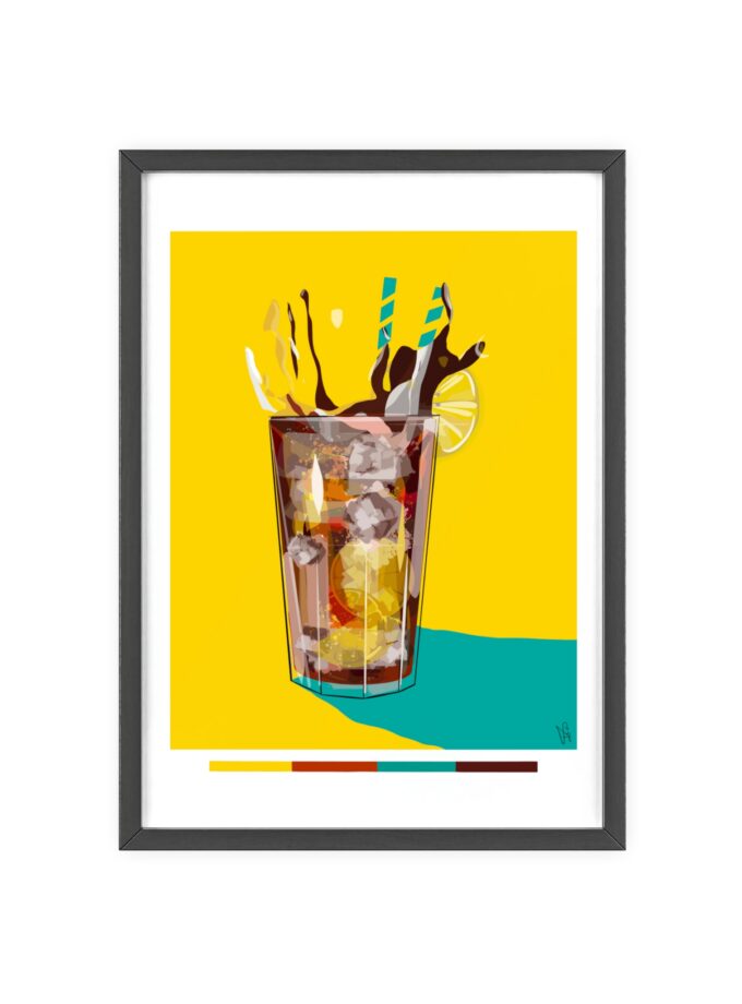 Splash Poster, Framed