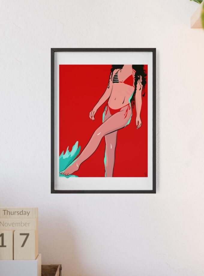 Budva Poster, Framed