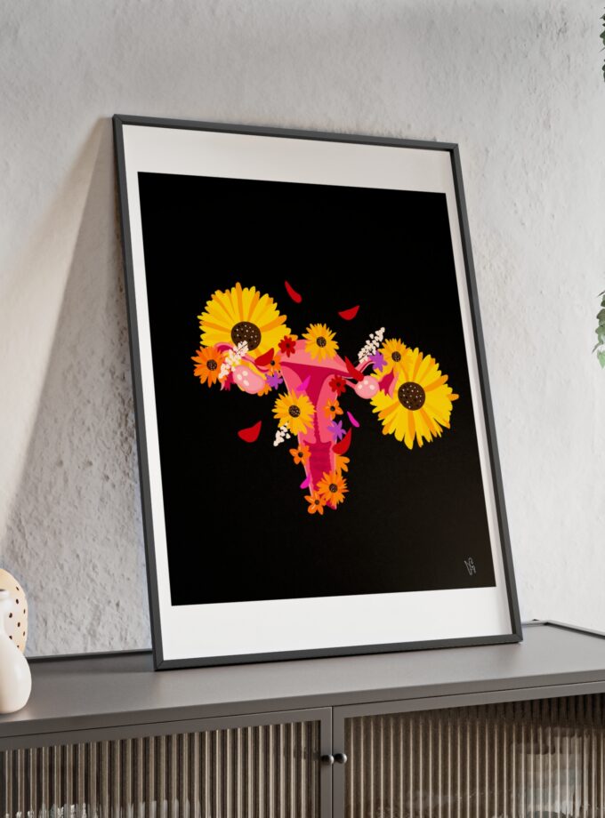 Nature Is Healing Poster, Framed