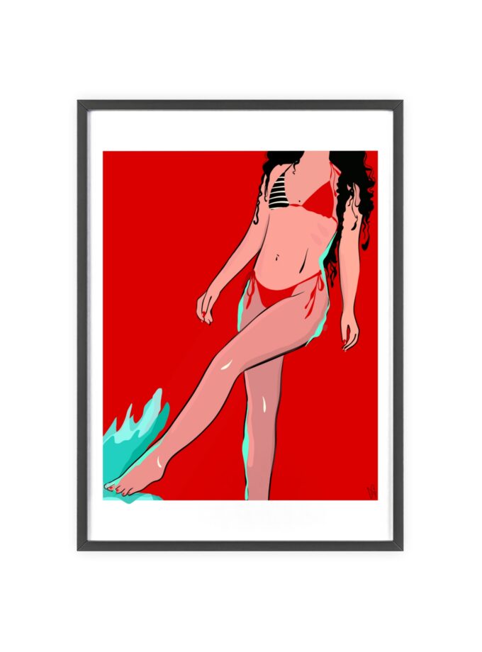 Budva Poster, Framed