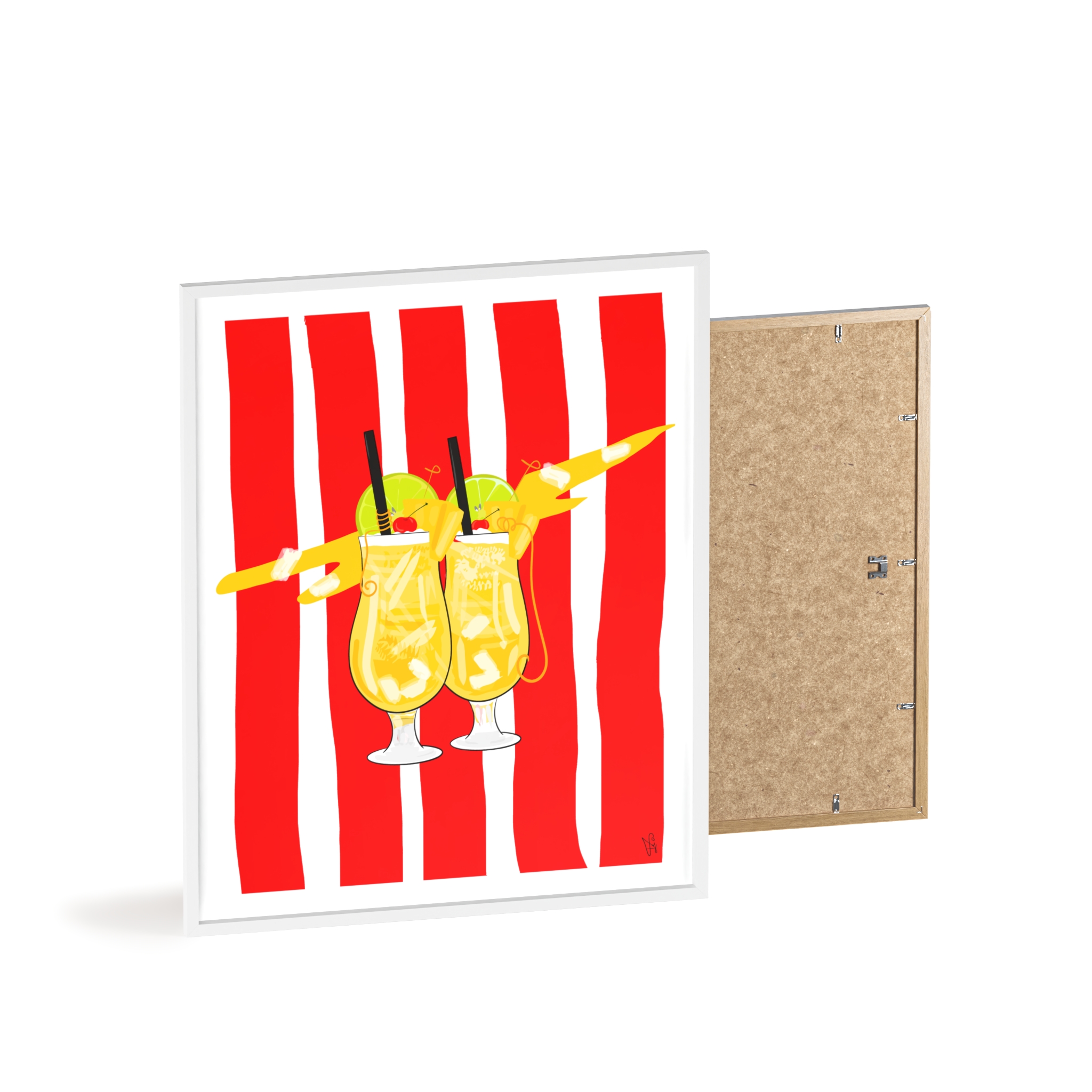 Pina Colada Poster, Framed - Image 18