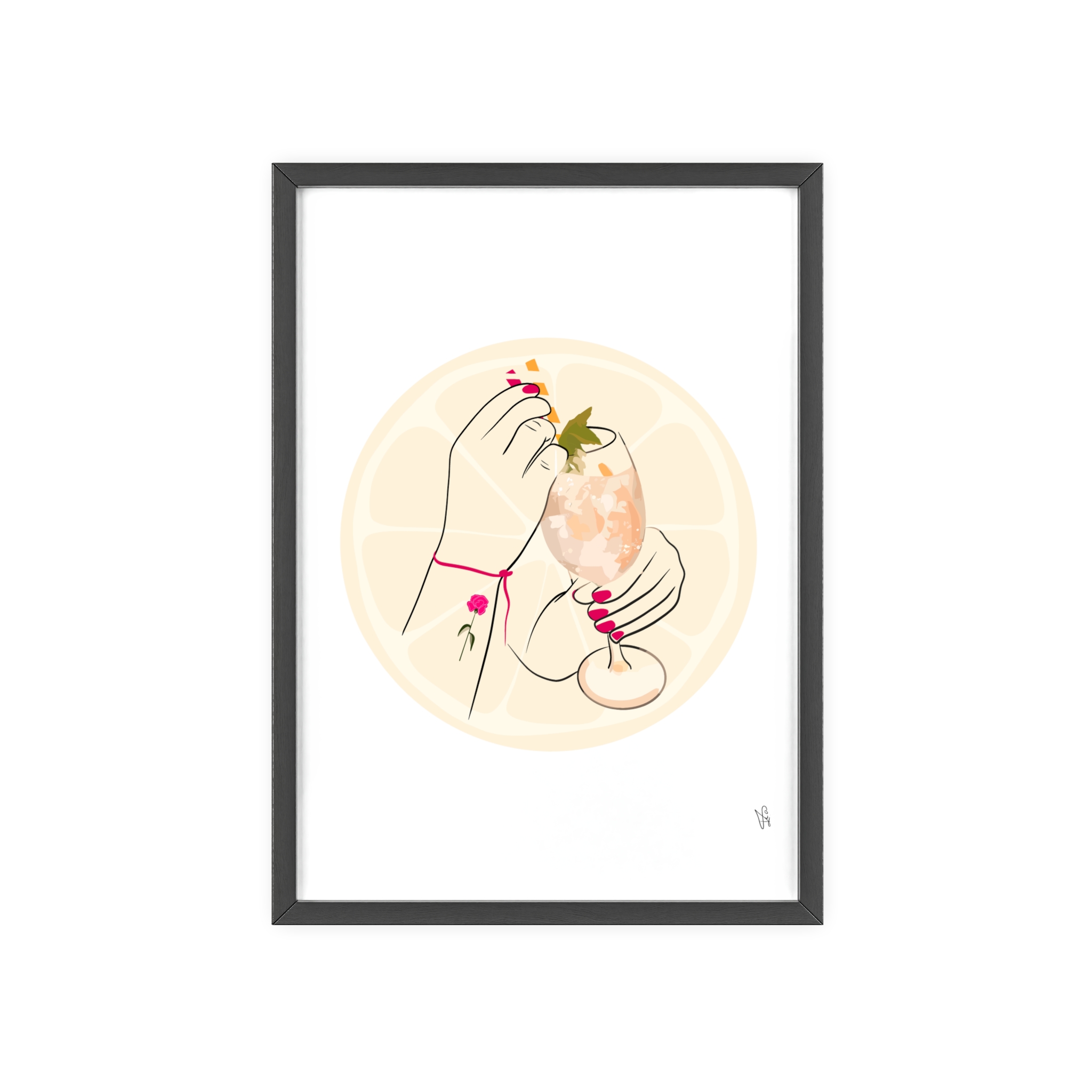 A Toast To Friendship Poster, Framed - Image 73