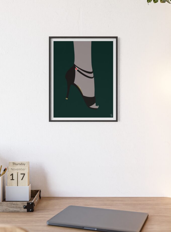 Emerald Poster, Framed