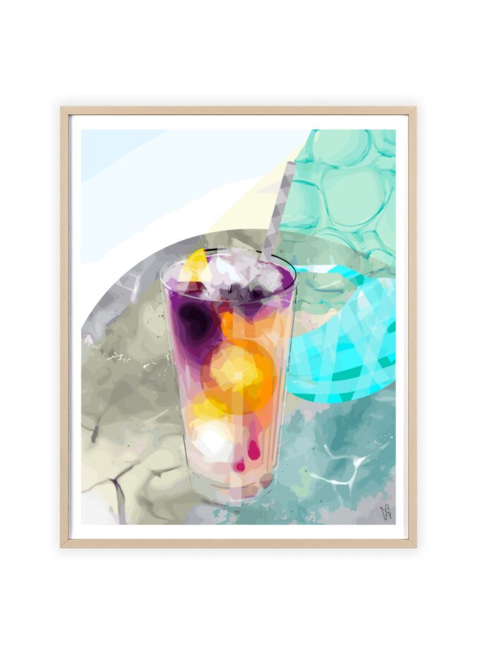 Lemonade In Zagreb Poster, Framed