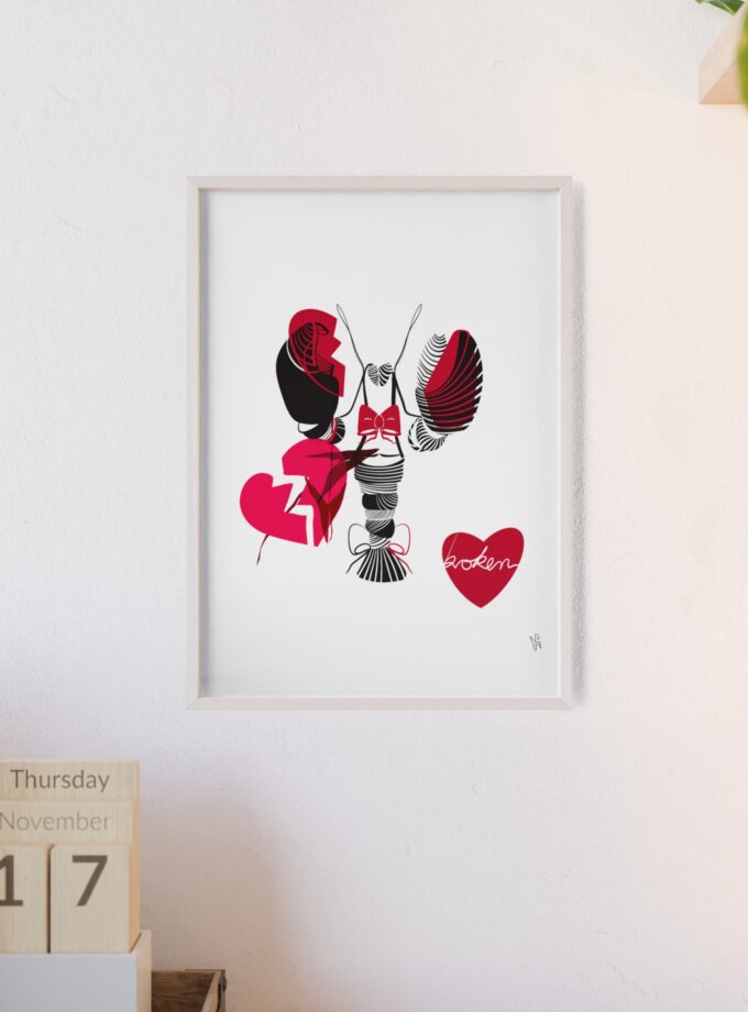 Heartbroken Poster, Framed