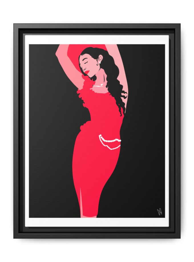 Goddess Canvas, Framed