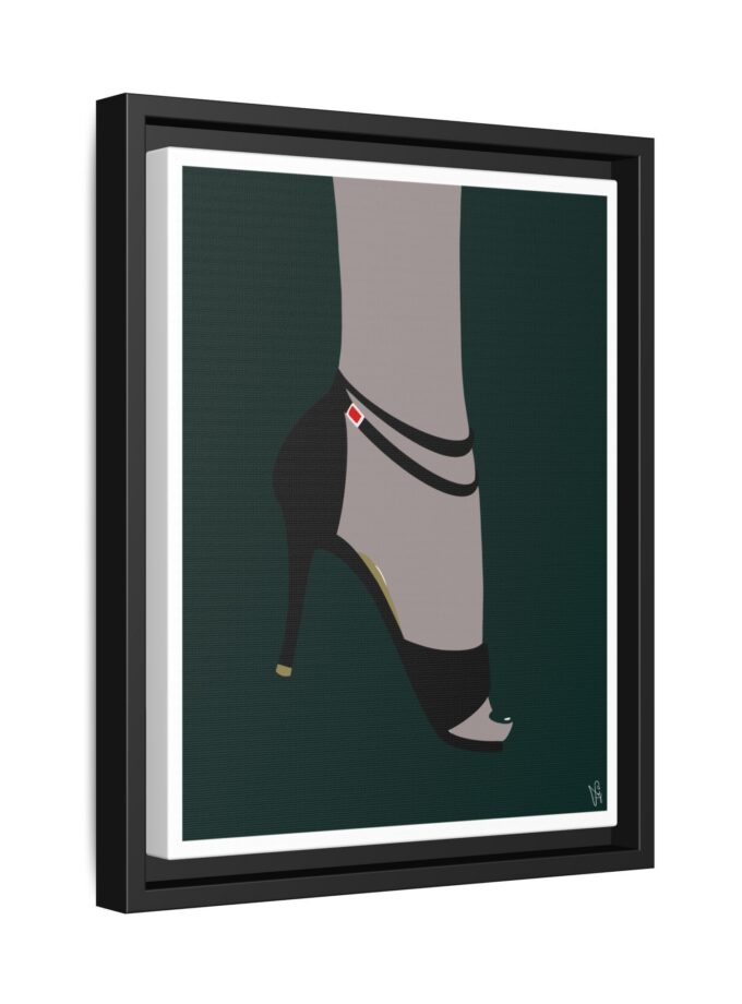 Emerald Canvas, Framed