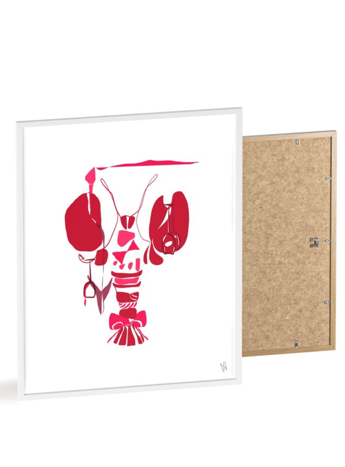 Chef's Kiss Poster, Framed