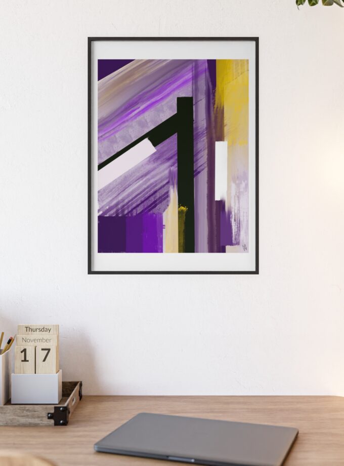 Lilac Poster, Framed