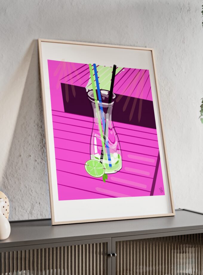 Mojito In Starigrad Poster, Framed