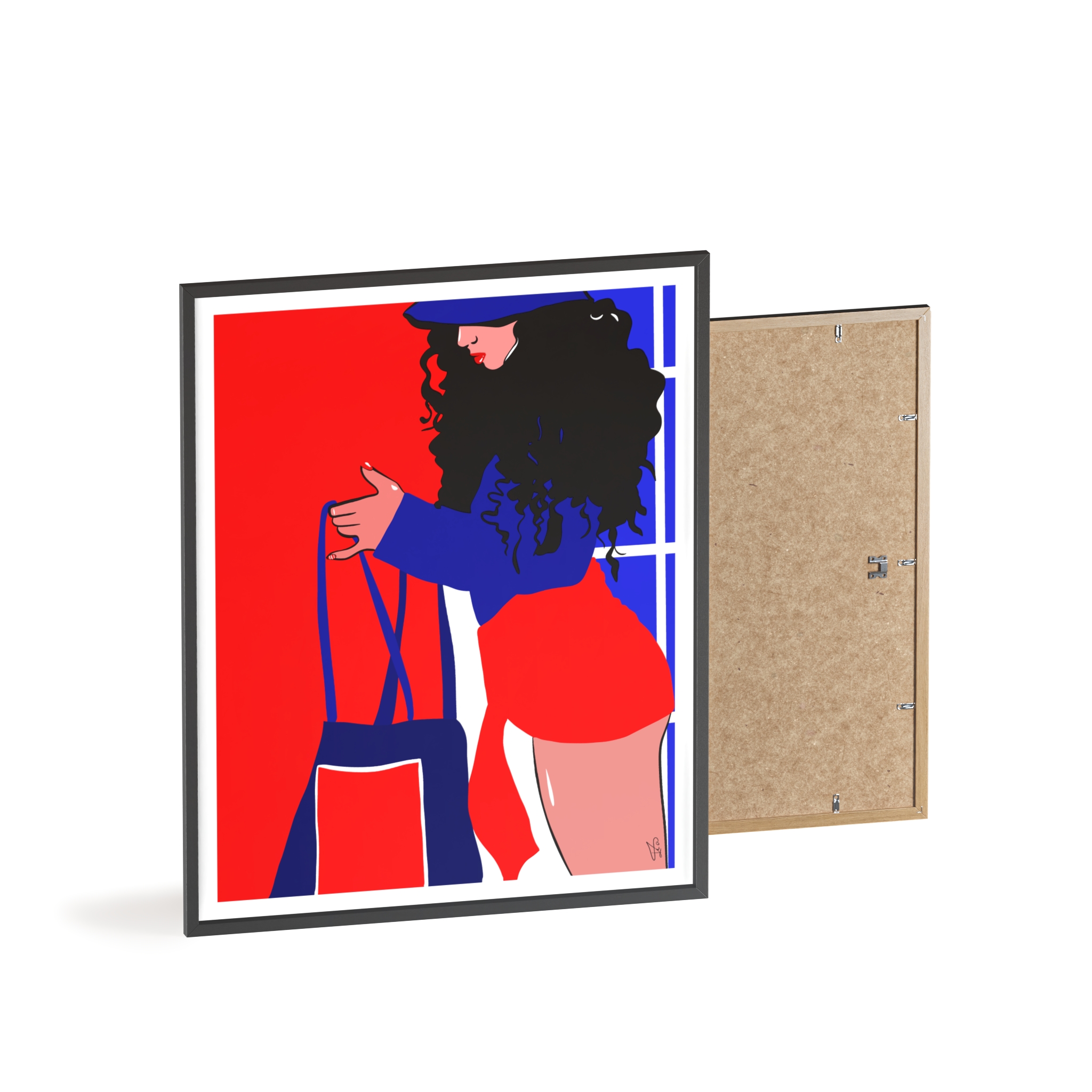 Beach Day Poster, Framed - Image 2