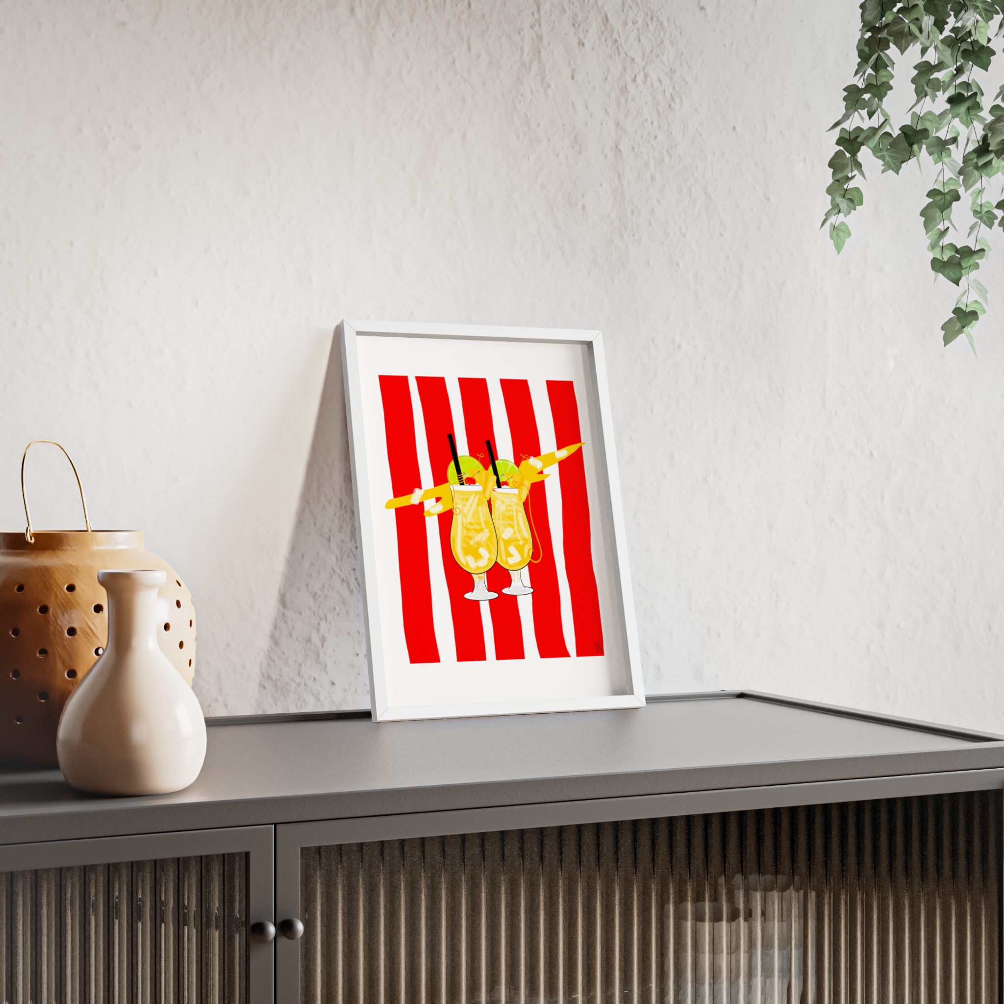 Pina Colada Poster, Framed - Image 95