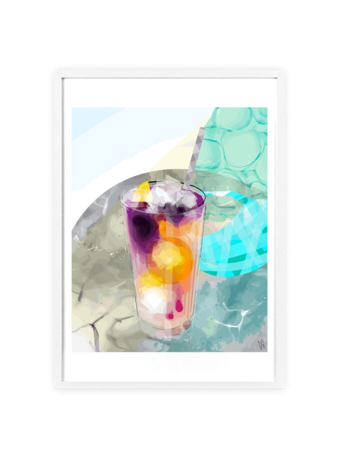 Lemonade In Zagreb Poster, Framed