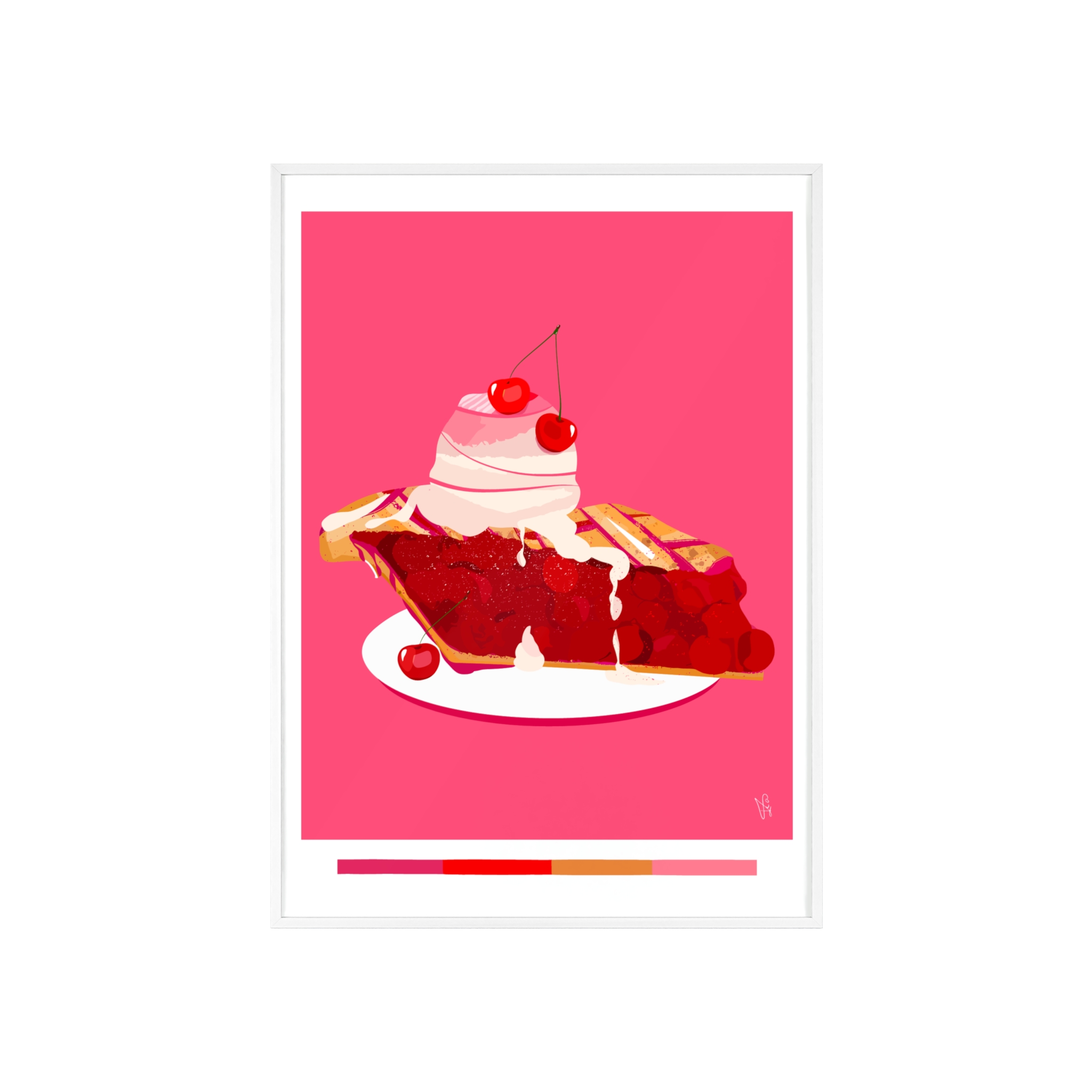 Cherry Pie Poster, Framed - Image 29