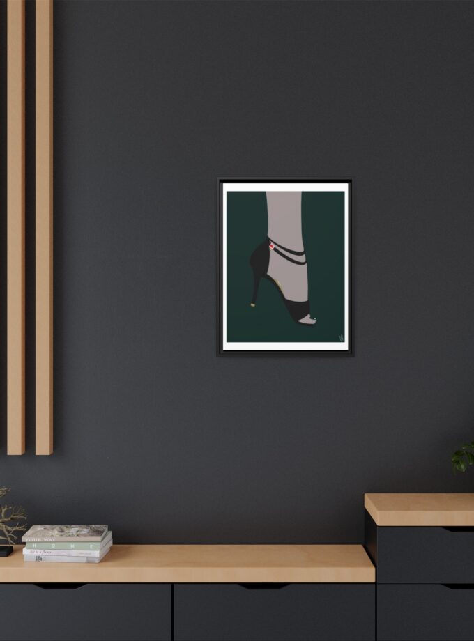 Emerald Canvas, Framed