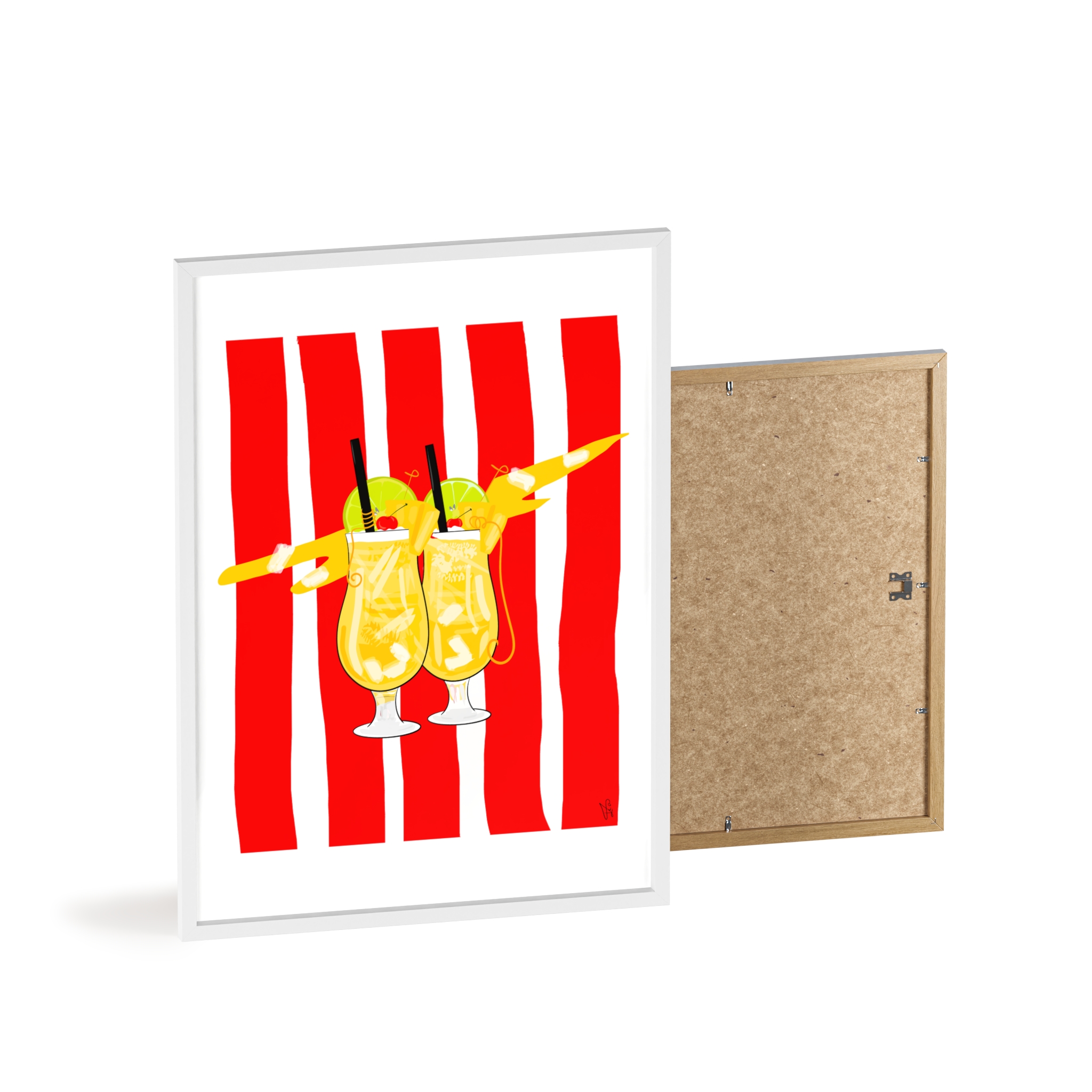 Pina Colada Poster, Framed - Image 66