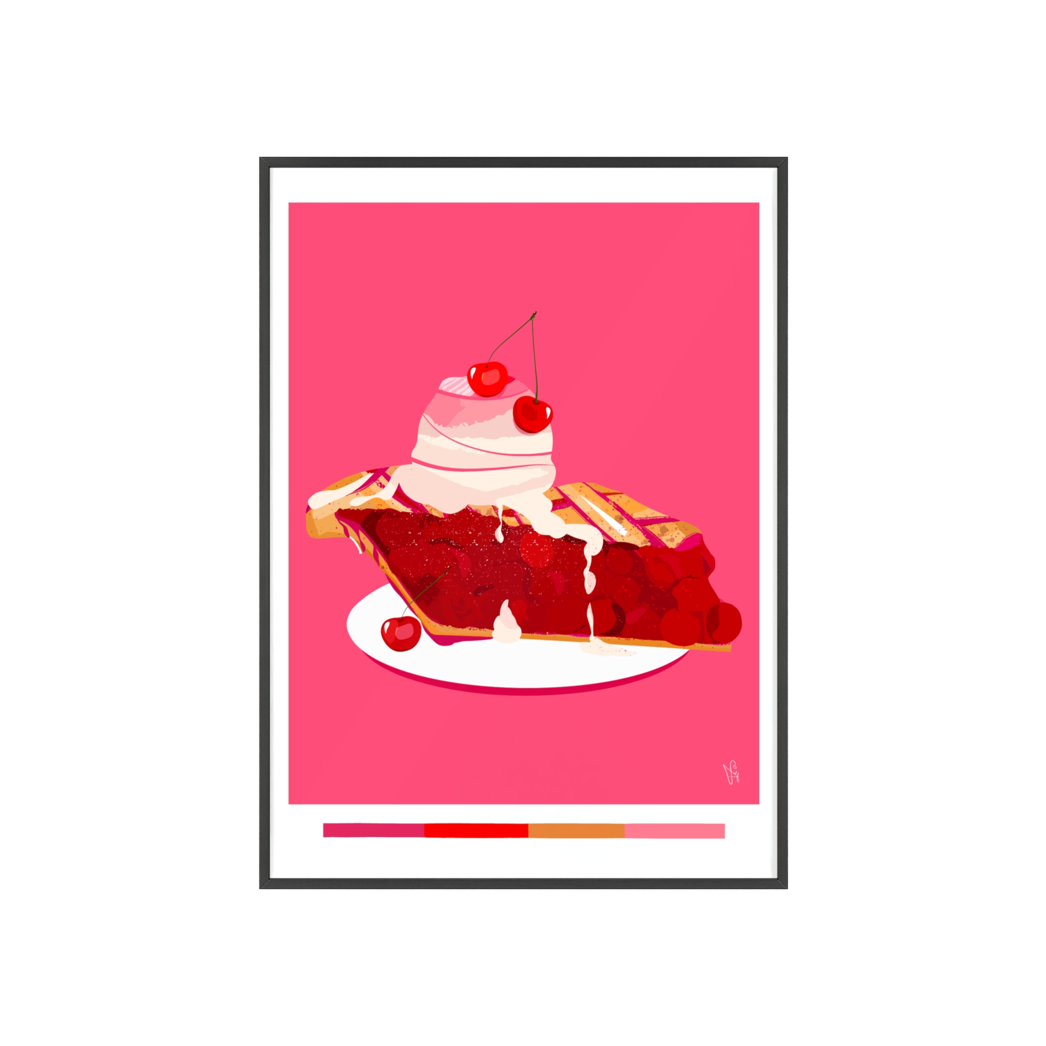 Cherry Pie Poster, Framed - Image 21