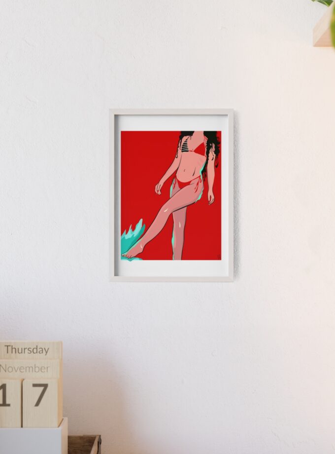 Budva Poster, Framed