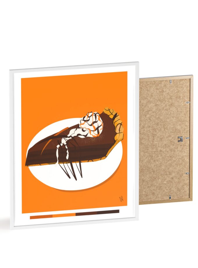 Chocolate Pie Poster, Framed
