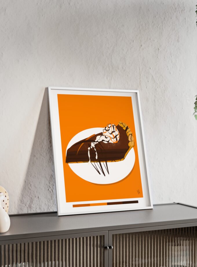 Chocolate Pie Poster, Framed